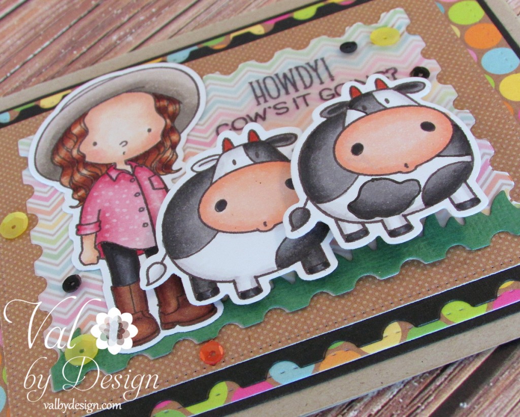 My Favorite Things stamps & dies, Doodlebug  paper, Pretty Pink Posh sequins, Copic markers {ValByDesign, 2015}